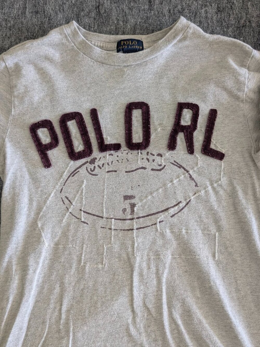 Polo Ralph Lauren Youth M (10-12) Football 1944 Champs Embroidered Shirt
